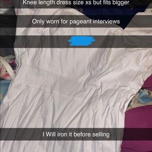 Knee length dress